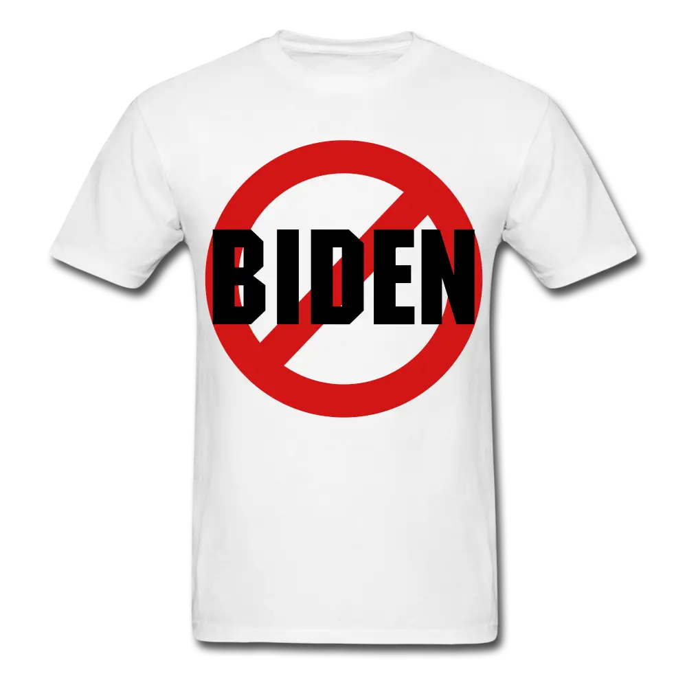 No Biden T-Shirt - white